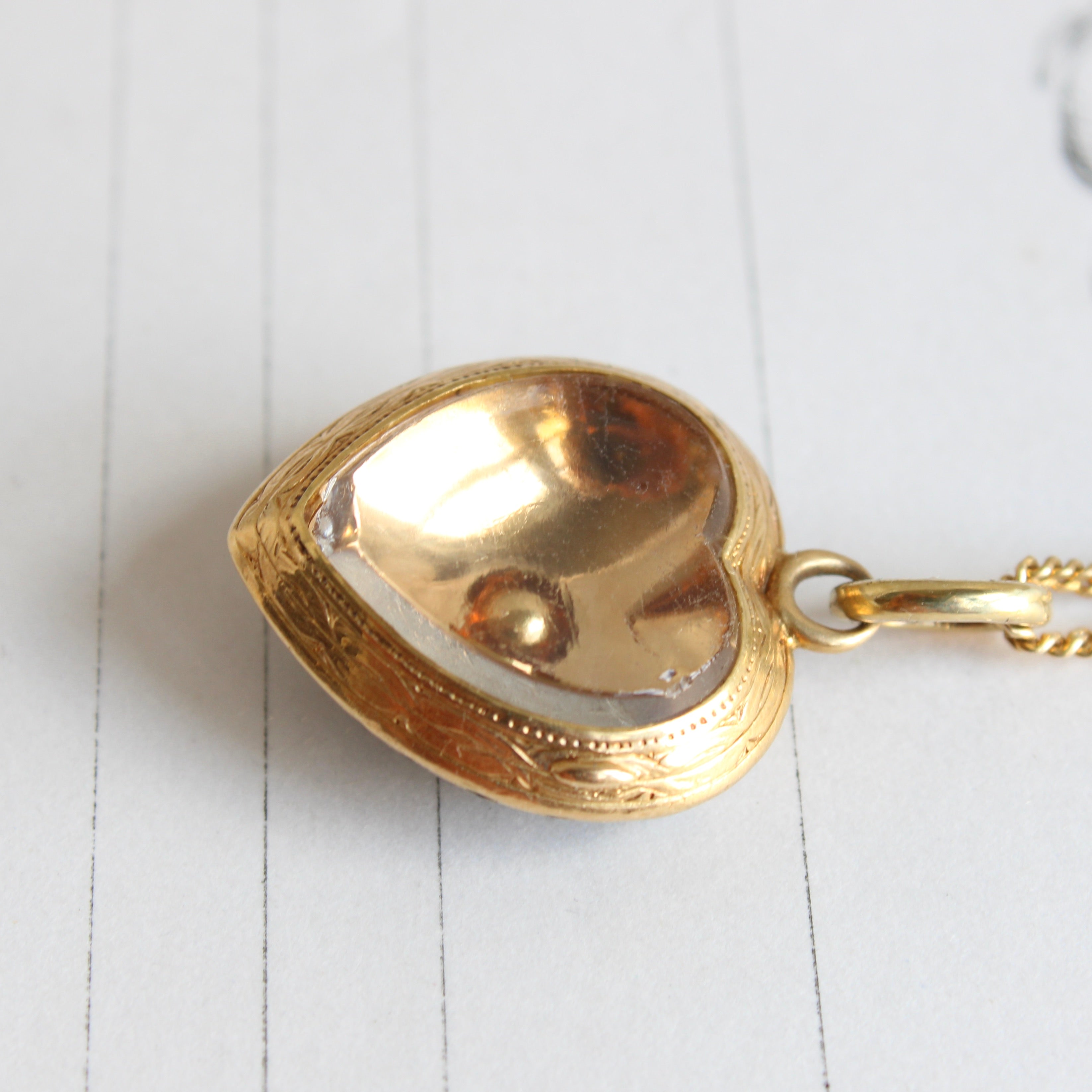 Victorian 18k Heart Shaped Bloodstone & Diamond Locket – The Eden ...