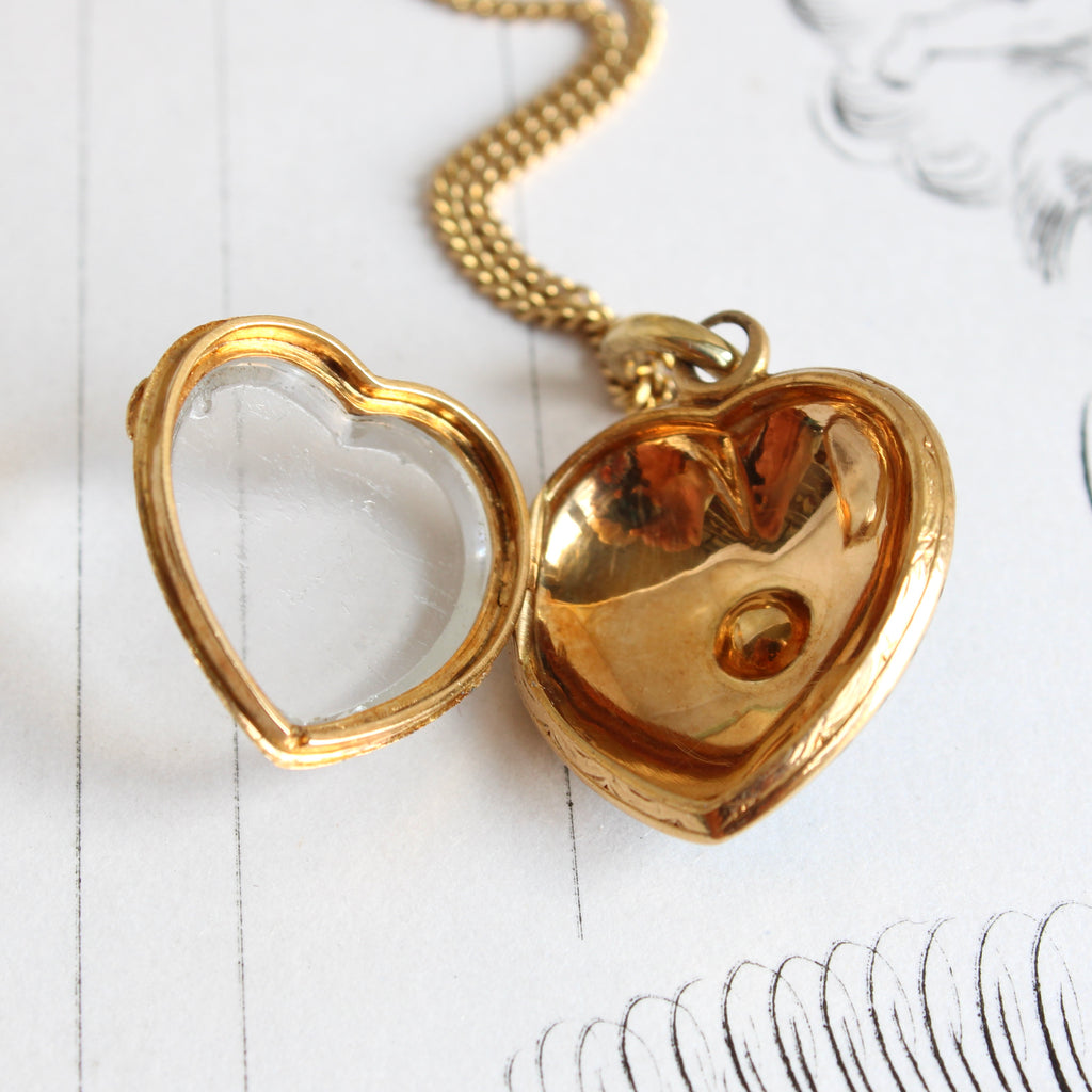 Victorian 18k Heart Shaped Bloodstone & Diamond Locket – The Eden ...